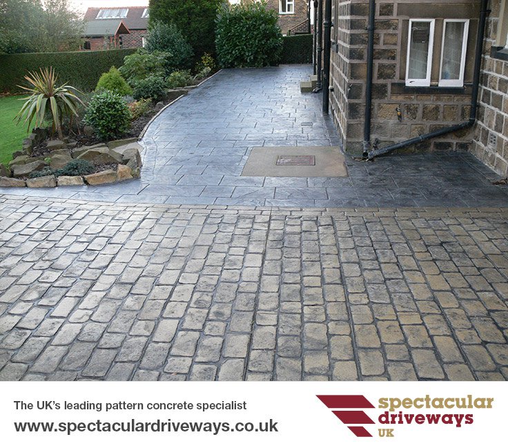 Pattern Imprinted Concrete Patios In The Uk Decorative Specialists Spectacular Driveways - Pressed Concrete Patio Cost Uk